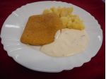 Smažený sýr, brambrory, jogurtová tatarka